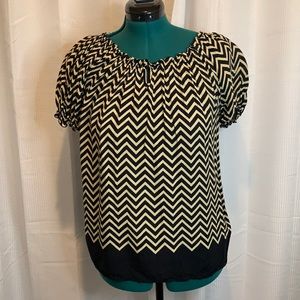 Grand & Green Zig Zag Blouse